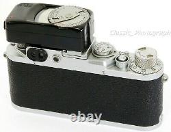 Leica IIIf / 3F Black Dial Camera + Industar-22 13.5 F=5cm Lens + LC 60 Meter