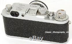 Leica IIIf / 3F Red Dial DELAY ACTION + FED Industar-61 2.8/53mm Soviet Lens