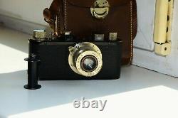 Leica I Standart Black DRP 1932 RANGEFINDER Film Camera withs lens Leitz Elmar EXC