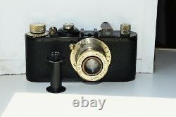 Leica I Standart Black DRP 1932 RANGEFINDER Film Camera withs lens Leitz Elmar EXC