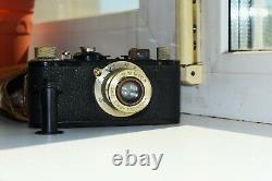 Leica I Standart Black DRP 1932 RANGEFINDER Film Camera withs lens Leitz Elmar EXC