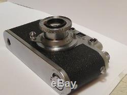 Leica / Leitz IIIF Red Dial Camera with 5cm 50mm f3.5 elmar lens 668750 3f