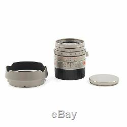 Leica Leitz M7 Titanium 50 Years Big 3 Lens Set + Box Ultra Rare 10572 #2440