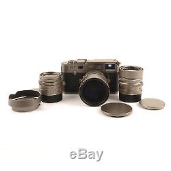 Leica Leitz M7 Titanium Big 3 Lens Set + Box Ultra Rare 10572 #752