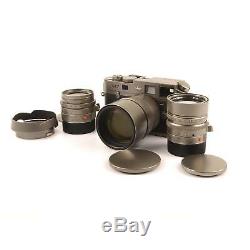 Leica Leitz M7 Titanium Big 3 Lens Set + Box Ultra Rare 10572 #752