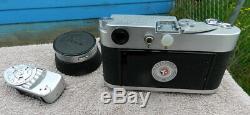 Leica M3 35mm Rangefinder Film Camera Summilux Leitz Weizlar Lens NOT TESTED