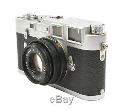 Leica M3 DBP double stroke 35mm film camera & Elmar-M 50mm f/2.8 lens