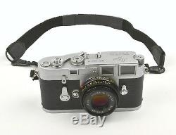 Leica M3 DBP double stroke 35mm film camera & Elmar-M 50mm f/2.8 lens