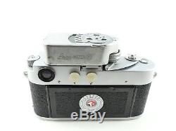 Leica M3 Double Stroke 35mm Film Rangefinder Camera With 50mm F2 Summicron Lens