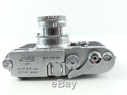 Leica M3 Double Stroke 35mm Film Rangefinder Camera With 50mm F2 Summicron Lens