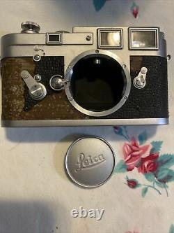 Leica M-3 with lens 5cm 12 MC meter 820 206 double stroke