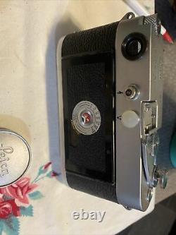 Leica M-3 with lens 5cm 12 MC meter 820 206 double stroke