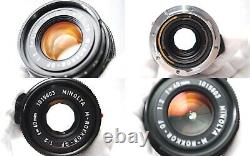 Leitz Minolta CL withM-Rokkor 40mm F2 Lens From Japan #Q7172