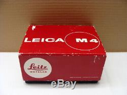 Leitz Wetzlar Leica M4 Kit Elmar- M 12.8/50mm Lens Service 2020 OVP