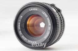Lens MINT Canon A-1 A1 SLR 35mm Film Camera New FD NFD 50mm f1.8 Lens JAPAN