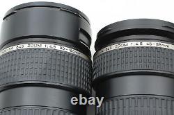 Lens MINT Pentax 645N Film Camera FA 45-85mm 80-160mm +120 back x 3 From JAPAN