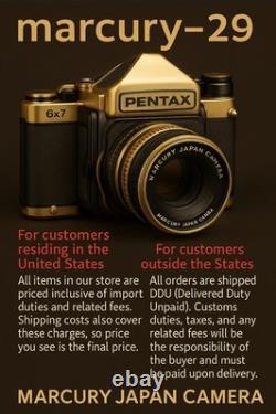 Lens MINT Pentax 6x7 67 TTL Mirror Up Film Camera SMC 55mm f/3.5 Lens JAPAN