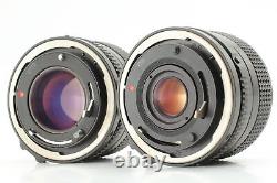 Lens x2 MINT Canon A-1 SLR Film camera body NFD 50mm f1.4 Lens 28mm f2.8 JAPAN