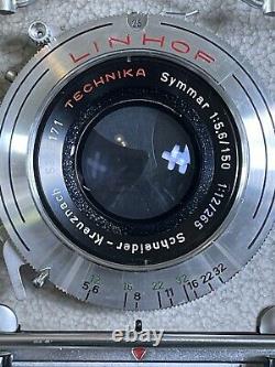 Linhof Super Technika IV With Original Case 2 Lenses Manual And Viewfinder