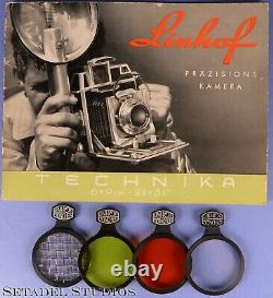 Linhof Technika III 2x3 Outfit +65/105/180mm Lenses +case +filters +holders Nice