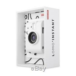 Lomography Lomo'Instant White Instant Film Camera Wide Angle Lens Photography