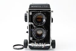 MAMIYA C220 Pro TLR Film Camera SEKOR 80mm F/3.7 Blue Dot Lens From JAPAN Exc+3