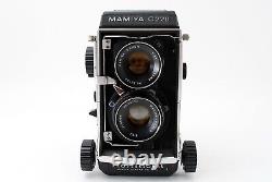 MAMIYA C220 Pro TLR Film Camera SEKOR 80mm F/3.7 Blue Dot Lens From JAPAN Exc+3