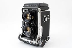 MAMIYA C220 Pro TLR Film Camera SEKOR 80mm F/3.7 Blue Dot Lens From JAPAN Exc+3