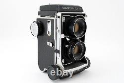 MAMIYA C220 Pro TLR Film Camera SEKOR 80mm F/3.7 Blue Dot Lens From JAPAN Exc+3