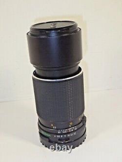 MAMIYA M645 CAMERA & SEKOR C 80mm f/2.8 LENS GRIP 210mm LENS CARRY CASE & EXTRAS