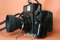 MAMIYA PRESS SUPER 23 Black, set with 3 lenses and accesories. Vintage