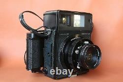 MAMIYA PRESS SUPER 23 Black, set with 3 lenses and accesories. Vintage