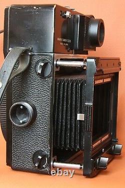 MAMIYA PRESS SUPER 23 Black, set with 3 lenses and accesories. Vintage