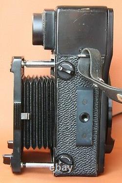 MAMIYA PRESS SUPER 23 Black, set with 3 lenses and accesories. Vintage