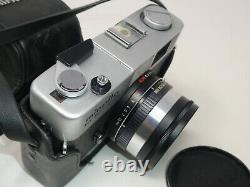 MINOLTA HI-MATIC 7SII 35MM FILM CAMERA WithROKKOR 40MM f11.7 LENS CASE & 2 FILTER