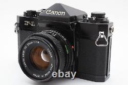 MINTCanon F-1 Late Model Film Camera + New FD 50mm f1.8 Lens From JAPAN