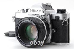 MINTNikon FM Silver 35mm SLR Film Camera with Ai Nikkor 50mm f/1.8 JAPAN