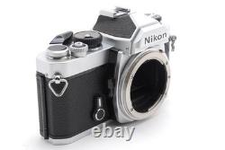 MINTNikon FM Silver 35mm SLR Film Camera with Ai Nikkor 50mm f/1.8 JAPAN