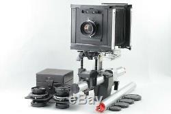 MINT 3Lens Sinar P 4x5 Large Format Film Camera with150mm 210mm 250mm Japan C041