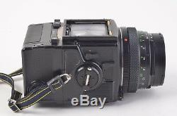 MINT- BRONICA ETRSi with75mm f2.8 LENS, 120 BACK, DS, CAP, NO PRISM, TESTED, NICE