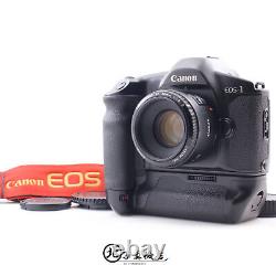 MINT CANON EOS-1 HS 35mm Film Camera Body EF 50mm f/1.8 ii Lens From JAPAN