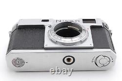 MINT-CLA'D? Nikon S2 Silver Film Camera Nikkor 5cm 50mm f/1.4 From JAPAN