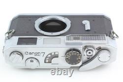 MINT Canon 7 Rangefinder 35mm Film Camera 50mm F/1.8 L39 Lens From JAPAN