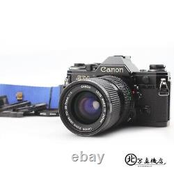 MINT Canon AE-1 35mm film Camera Black Body NEW FD 35-70mm Lens From JAPAN