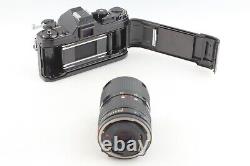 MINT Canon AE-1 35mm film Camera Black Body NEW FD 35-70mm Lens From JAPAN
