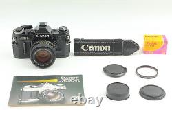 MINT Canon AE-1 35mm film Camera Black body NEW FD 50mm f/1.4 Lens From JAPAN