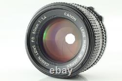 MINT Canon AE-1 35mm film Camera Black body NEW FD 50mm f/1.4 Lens From JAPAN