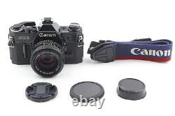 MINT Canon AE-1 35mm film Camera SLR Black NEW FD 50mm f1.4 Lens From JAPAN