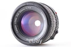 MINT Canon AE-1 AE1 Program SLR Film Camera Silver 50mm f/1.4 lens From JAPAN