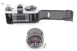 MINT Canon AE-1 AE1 Program SLR Film Camera Silver 50mm f/1.4 lens From JAPAN